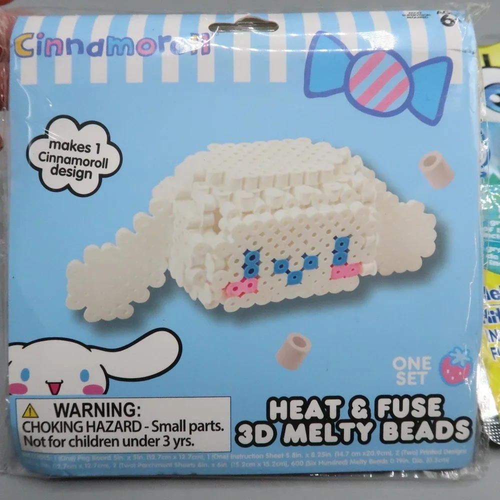 Nickelodeon SpongeBob SquarePants & Cinnamroll Melty Bead Kit Art Activity